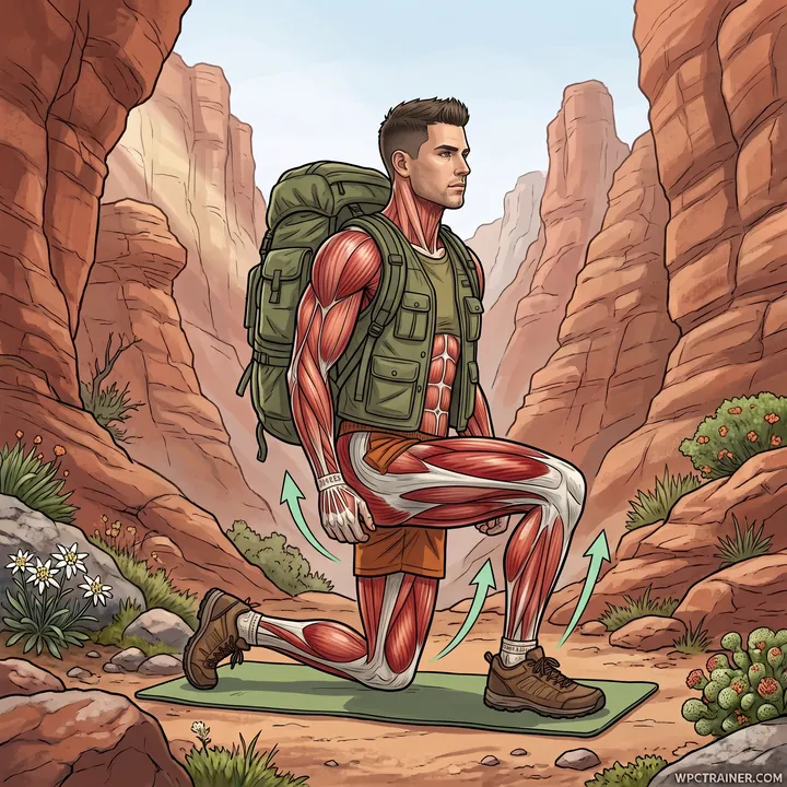 Kneel-to-stand pack drill