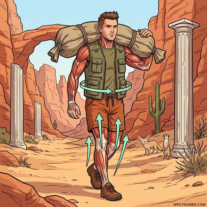 Fireman’s carry (sandbag)